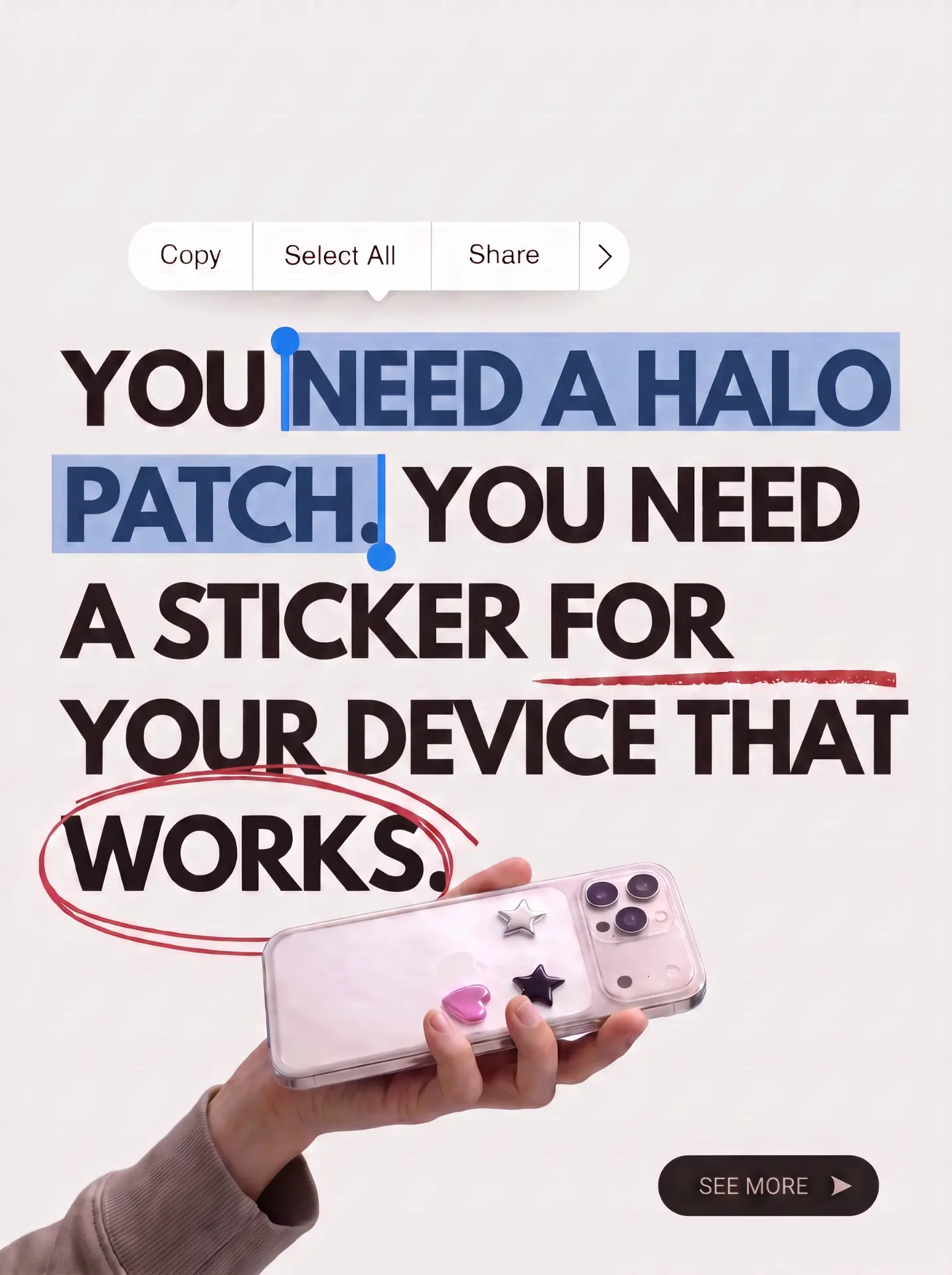 Halo Patch campaign frame
