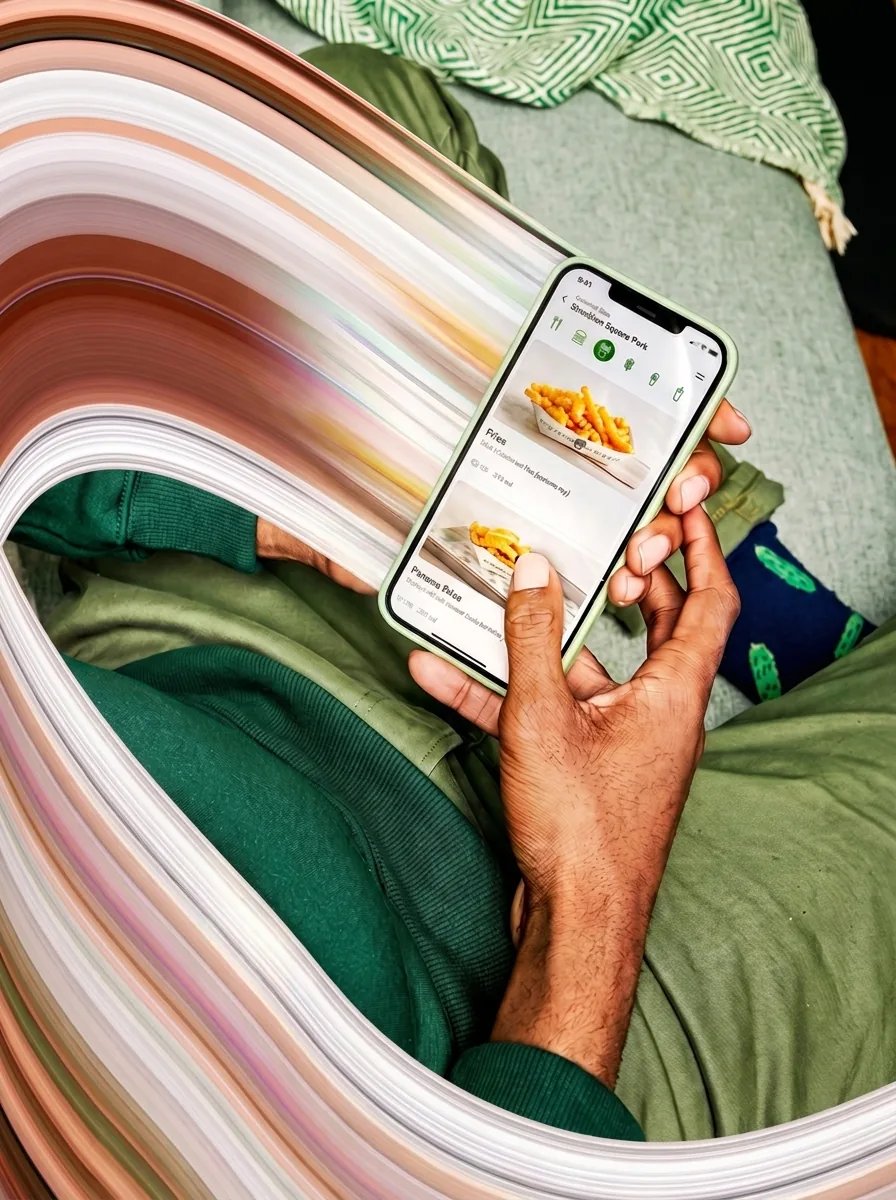 Uber Eats campaign frame